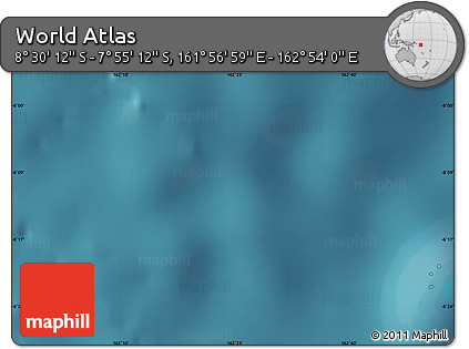 Satellite Map of the Area around 8° 12' 42" S, 162° 25' 30" E