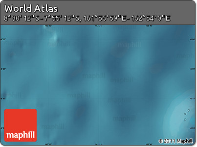 Satellite Map of the Area around 8° 12' 42" S, 162° 25' 30" E