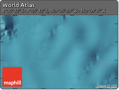 Satellite Map of the Area around 8° 12' 42" S, 163° 7' 30" W