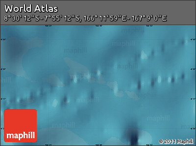 Satellite Map of the Area around 8° 12' 42" S, 166° 40' 30" E