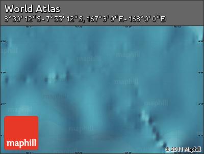 Satellite Map of the Area around 8° 12' 42" S, 167° 31' 30" E