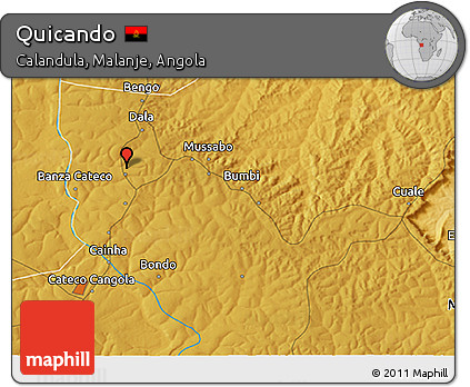 Physical 3D Map of Quicando