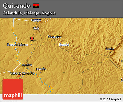 Physical 3D Map of Quicando