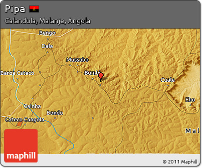 Physical 3D Map of Pipa