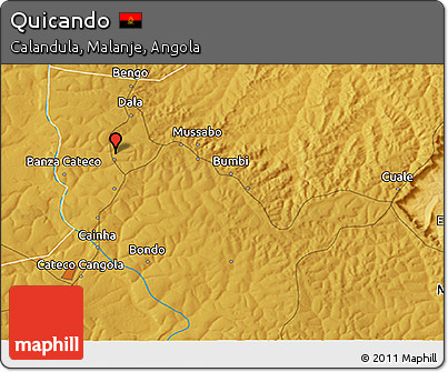 Physical 3D Map of Quicando