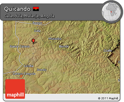 Satellite 3D Map of Quicando