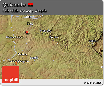 Satellite 3D Map of Quicando