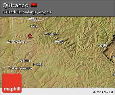 Satellite 3D Map of Quicando