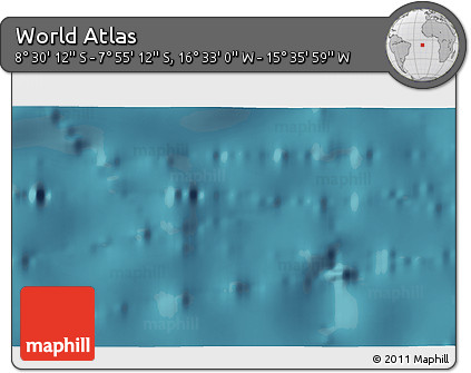 Satellite 3D Map of the Area around 8° 12' 42" S, 16° 4' 29" W