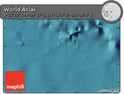 Satellite Map of the Area around 8° 12' 42" S, 171° 46' 30" E