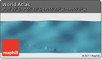 Satellite Panoramic Map of the Area around 8° 12' 42" S, 171° 37' 30" W