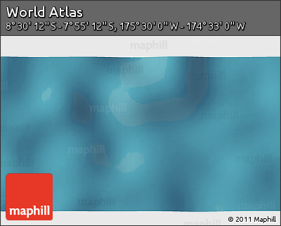 Satellite 3D Map of the Area around 8° 12' 42" S, 175° 1' 30" W