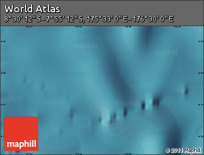 Satellite Map of the Area around 8° 12' 42" S, 176° 1' 30" E