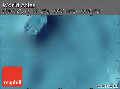 Satellite Map of the Area around 8° 12' 42" S, 178° 34' 29" E