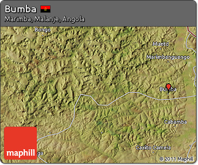 Satellite 3D Map of Bumba