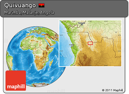 Physical Location Map of Quivuango