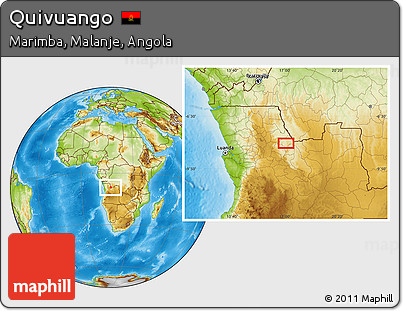 Physical Location Map of Quivuango