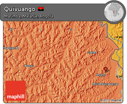 Political Map of Quivuango