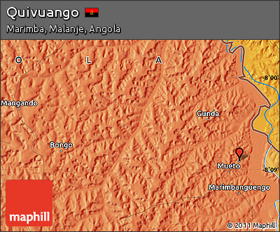 Political Map of Quivuango