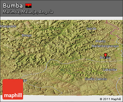 Satellite Panoramic Map of Bumba