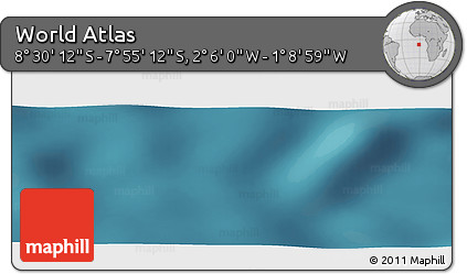 Satellite Panoramic Map of the Area around 8° 12' 42" S, 1° 37' 30" W