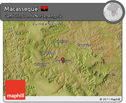 Satellite 3D Map of Macassequé