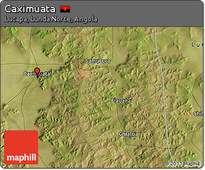 Satellite 3D Map of Caximuata
