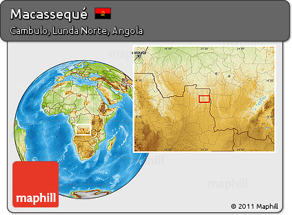 Physical Location Map of Macassequé