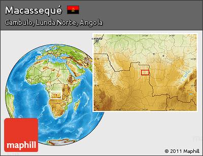 Physical Location Map of Macassequé