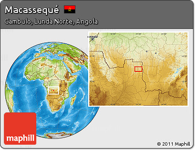 Physical Location Map of Macassequé