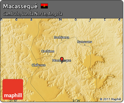 Physical Map of Macassequé