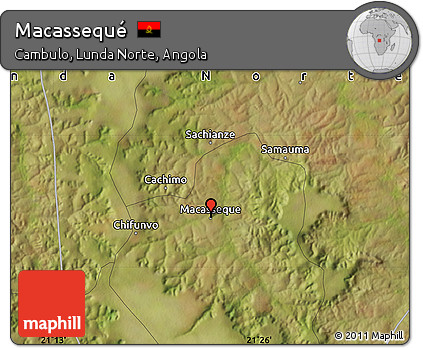 Satellite Map of Macassequé