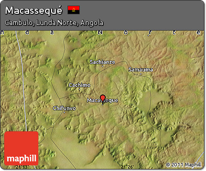 Satellite Map of Macassequé