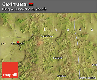 Satellite Map of Caximuata