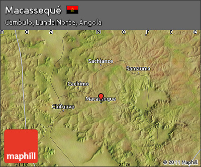 Satellite Map of Macassequé