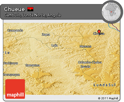 Physical Panoramic Map of Chueue