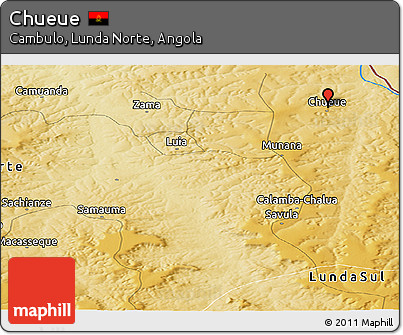 Physical Panoramic Map of Chueue