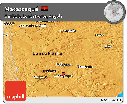 Political Panoramic Map of Macassequé