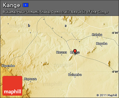 Physical Map of Kange