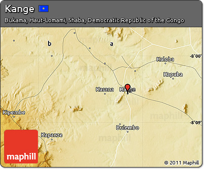 Physical Map of Kange