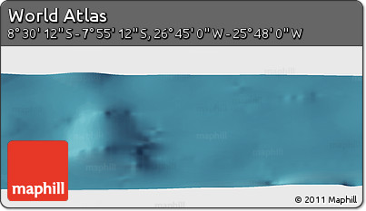 Satellite Panoramic Map of the Area around 8° 12' 42" S, 26° 16' 29" W