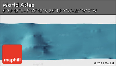 Satellite Panoramic Map of the Area around 8° 12' 42" S, 26° 16' 29" W