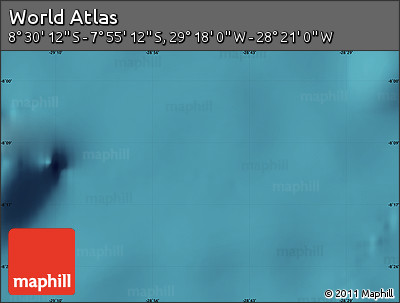 Satellite Map of the Area around 8° 12' 42" S, 28° 49' 30" W