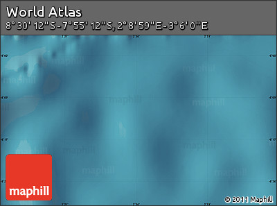 Satellite Map of the Area around 8° 12' 42" S, 2° 37' 30" E