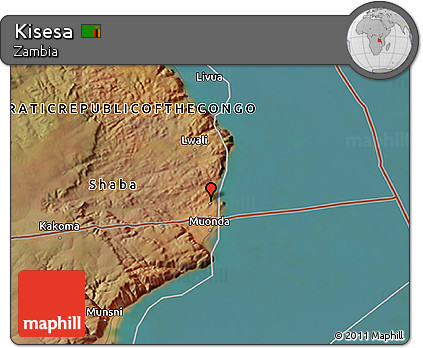 Satellite 3D Map of Kisesa