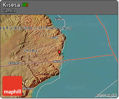 Satellite 3D Map of Kisesa