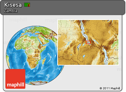 Physical Location Map of Kisesa
