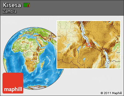 Physical Location Map of Kisesa