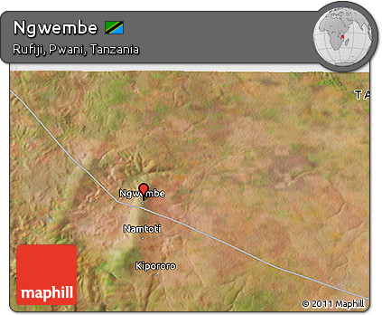 Satellite 3D Map of Ngwembe
