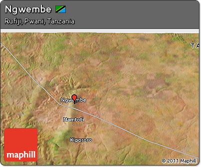 Satellite 3D Map of Ngwembe